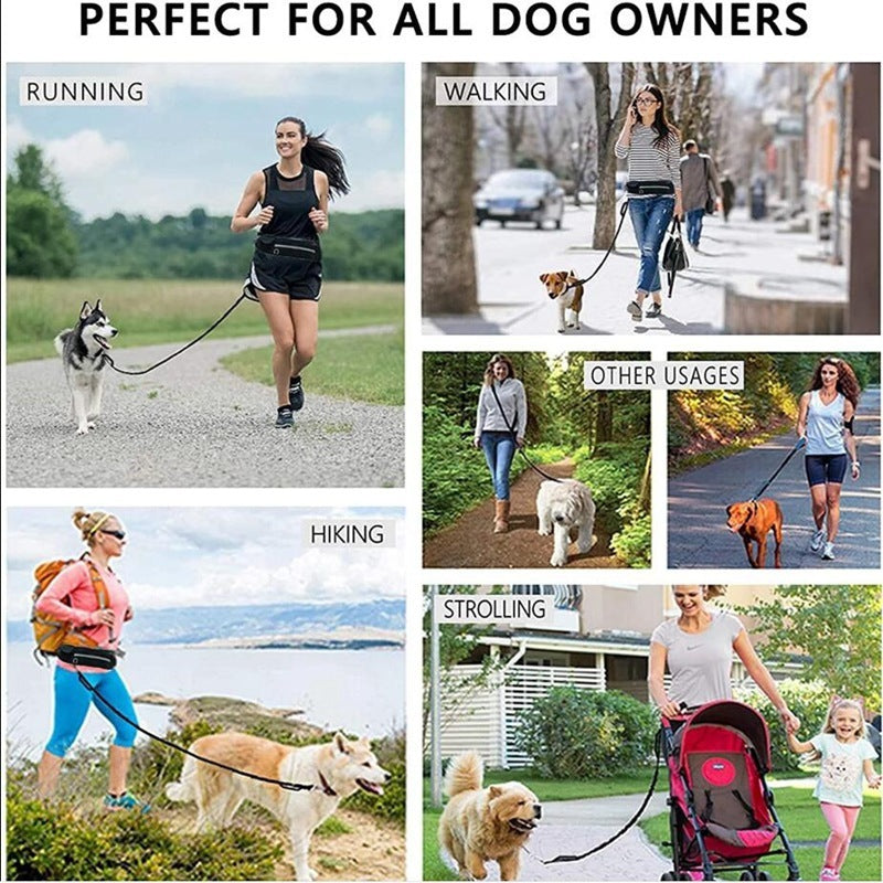 RunPaws Hands free Dog Leash Belt-Unleash Your Outdoor Adventures