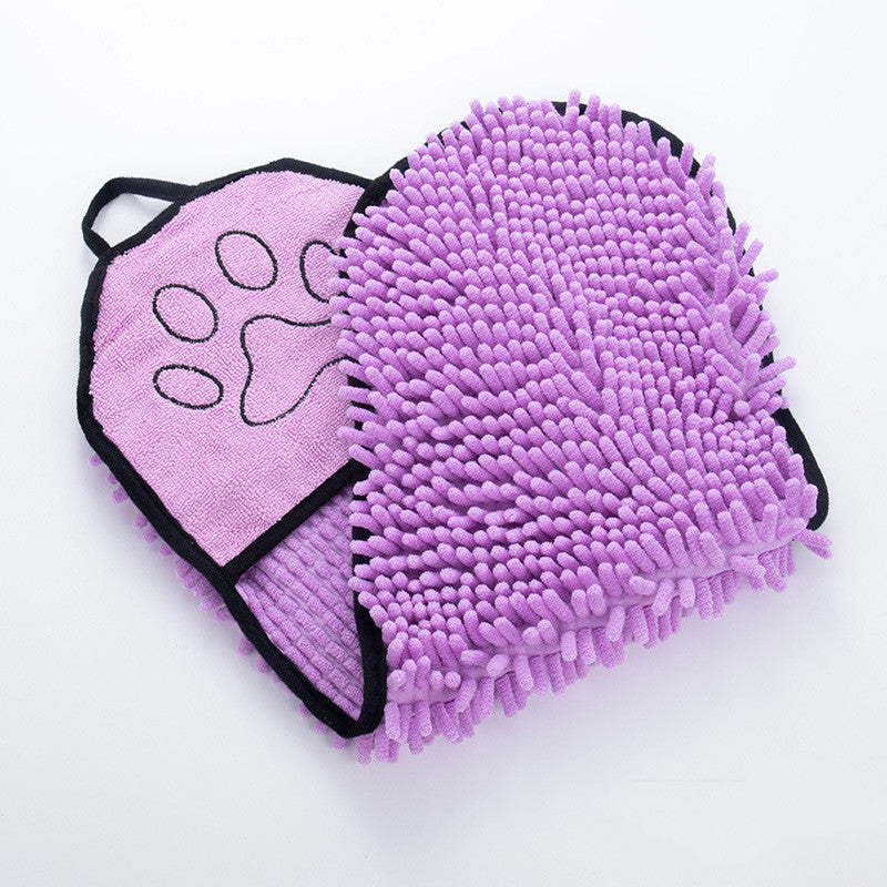 RapidDry Paws-Super Absorbent Chenille Pet Towel