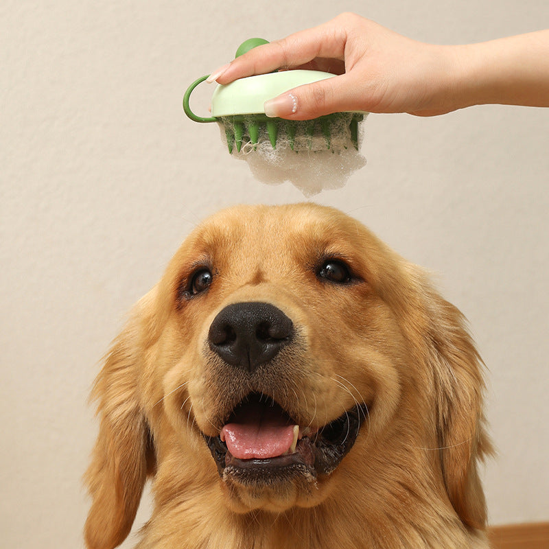 Spazzola da bagno e massaggio 2 in 1 PamperPaws: migliora l'esperienza di toelettatura del tuo cane 