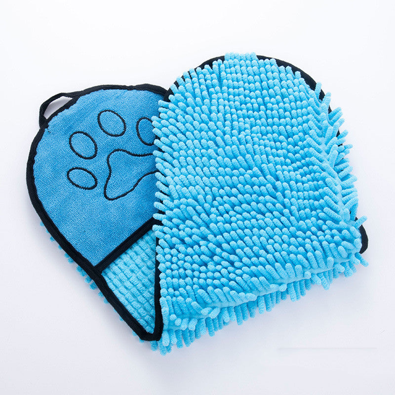 RapidDry Paws-Super Absorbent Chenille Pet Towel