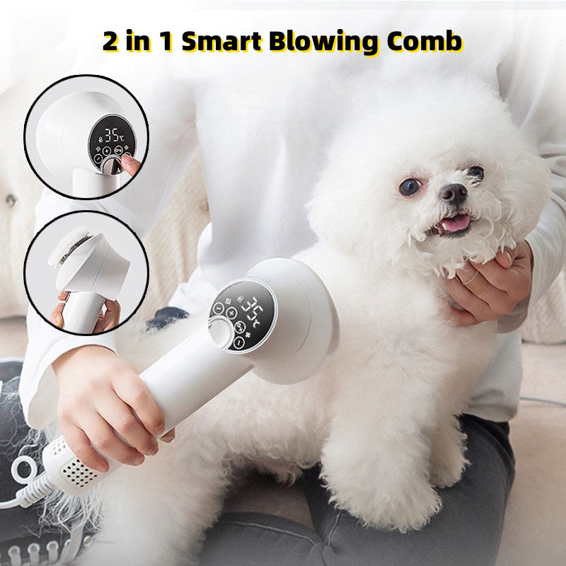 PetCareBlow-Intelligent Pet Hair Dryer and Comb